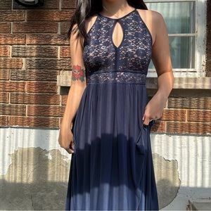 Laura Petite Navy Dress